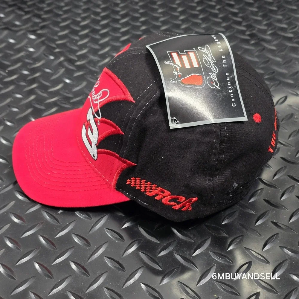 Vintage 1990s Dale Earnhardt‎ #3 Sharktooth Strap back Hat NWT Intimidator